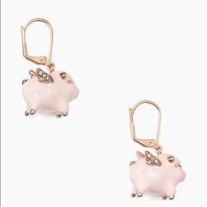 Kate Spade New York Flying Pig Drop Earrin…